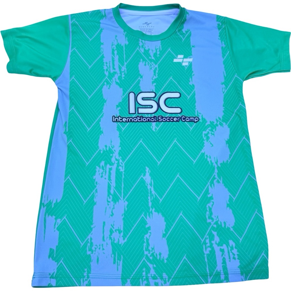 ISC Kids' Teal & Light Blue Soccer Jersey